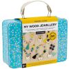 Petit Collage Kreatívny kufrík Drevené šperky so zvieratkami