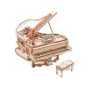 RoboTime 3D drevená skladačka hracej skrinky Kúzelné piano (mechanický pohon) - poškodený obal