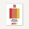 Chronicle Books LEGO® Školská guma 8 ks viacfarebná