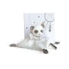 Doudou Darčeková sada - plyšový muchláčik panda 20 cm