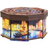 EscapeWelt Drevený hlavolam Art Secret Maze Box