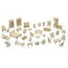 Woodcraft Drevené 3D puzzle Set nábytku