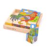 Bigjigs Toys Obrázkové kocky farma