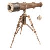 RoboTime 3D drevená mechanická skladačka Pirátsky ďalekohľad