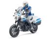 Bruder BWORLD policajný motocykel Ducati Scrambler s jazdcom