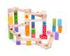 Bigjigs Toys Drevená guličková dráha farebná