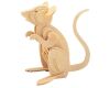 Woodcraft Drevené 3D puzzle Myš