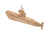 Woodcraft Drevené 3D puzzle ponorka