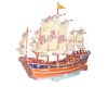 Woodcraft Drevené 3D puzzle Farebná plachetnica PC131