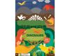 Petit Collage Samolepky na opakované použitie so scénou dinosaurov