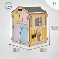 BusyKids Activity board Domček pastelový