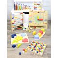 small foot Drevené sudoku farebné kocky