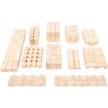 small foot Drevené kocky 200 ks natural