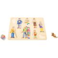 small foot Drevené puzzle Rodina