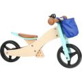 small foot Drevené odrážadlo Trike 2v1 tyrkysové