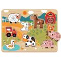 2Kids Toys Vkladacie puzzle Vidiek