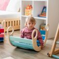 2Kids Toys Montessori modrá hojdačka