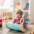 2Kids Toys Montessori modrá hojdačka