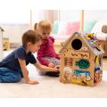 2Kids Toys Activity board Domček šedý - poškodený obal