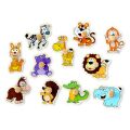 2Kids Toys Drevené puzzle Safari 11 dielikov