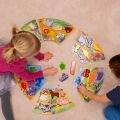 2Kids Toys Drevené puzzle Kruh prepojiteľné 6 v 1