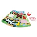 2Kids Toys Drevené puzzle Veselá farma prepojiteľné