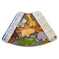 2Kids Toys Drevené puzzle Safari prepojiteľné