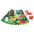 2Kids Toys Drevené puzzle Lesné zvieratká prepojiteľné