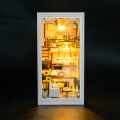 2Kids Toys 3D skladačka Zarážka na knihy Miniatúra domčeka Ružový mezonet - poškodený obal