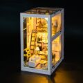 2Kids Toys 3D skladačka Zarážka na knihy Miniatúra domčeka Ružový mezonet - poškodený obal
