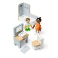 Bigjigs Toys Drevený nábytok do domčeka pre bábiky Kúpeľňa