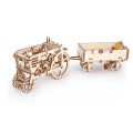 Ugears 3D drevené mechanické puzzle Vlečka za traktor