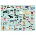 Mudpuppy Puzzle Hot dogs A-Z 1000 dielikov