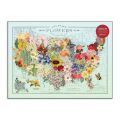 Galison Puzzle Kvety USA 1000 dielikov