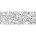 Galison Vyfarbovacie panoramatické puzzle Kvety vo vlasoch 1000 dielikov