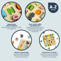 Bigjigs Toys Drevené puzzle malé písmená - abc