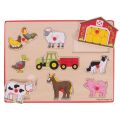 Bigjigs Toys Vkladacie puzzle Farmársky statok
