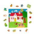 Bigjigs Toys Prevliekacia doska domček