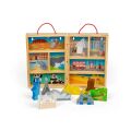 Bigjigs Toys Drevená cestovateľská herná súprava