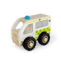 Bigjigs Toys Drevená mini sanitka