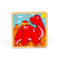Bigjigs Toys Drevené vkladacie puzzle Diplodocus