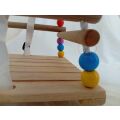 Bigjigs Toys Drevená korálková hojdačka - II. trieda