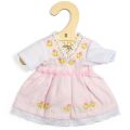 Bigjigs Toys Ružové šaty s bielym tričkom pre bábiku 28 cm