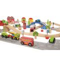 Bigjigs Rail Vláčikodráha a autodráha