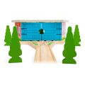 Bigjigs Rail Trojité depo s bránou - poškodený obal