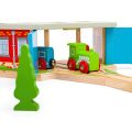 Bigjigs Rail Trojité depo s bránou - poškodený obal