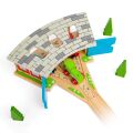 Bigjigs Rail Trojité depo s bránou - poškodený obal