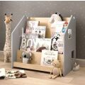 BusyKids Stojan na knihy sivý
