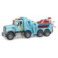 Bruder MACK Granite Vyslobodzovací a odťahový nákladný automobil so zvukom a svetlom