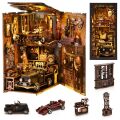 2Kids Toys 3D skladačka Zarážka na knihy Miniatúra domčeka Vintage autá